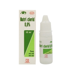 Nước muối sinh lý Natri Clorid 0.9% 10ml