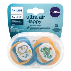 Set 2 ty ngậm Philips Avent hình thú bé trai 6-18M