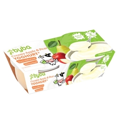 Sữa chua Byba vị lê táo 6M+ 2 cốc x 110g