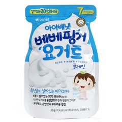 Sữa chua khô sấy lạnh Ivenet vị vani 7M+ 20g