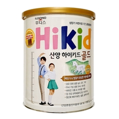 Sữa dê Hikid vị vani Hàn Quốc cho bé 1-9 tuổi 700g