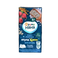 Sữa Fruto ban đêm vị gạo, mâm xôi cho bé từ 6 tháng tuổi 200ml