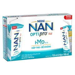 Sữa pha sẵn Nan Optipro 180ml (lốc 4 hộp)