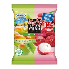 Thạch Orihiro vị mận và vải 12M+ 240g