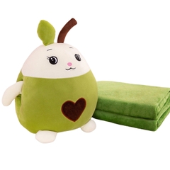 Thú nhồi bông bộ gối mềm trái bơ