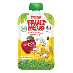 Trái cây xay nhuyễn Fruit Me Up vị táo, chuối 6M+ 90g