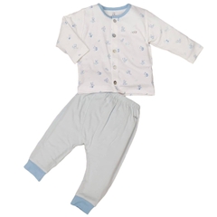 Nous Cài thẳng dài Petit xanh nhạt có hoạ tiết 9M