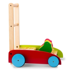 Xe tập đi gỗ - Xanh lá