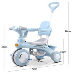 Xe đạp ba bánh XLT 618 - Xanh