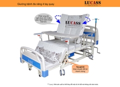Giường bệnh nhân đa chức năng Lucass GB-63C