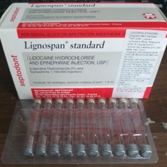 Tê Pháp đỏ Septodont nồng độ Lignospan Standard 2%