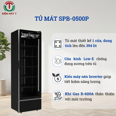 Tủ mát 1 Cánh Inverter Sanden Premium 394 Lít SPB-0500P