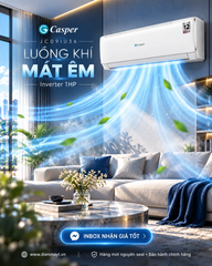 Máy lạnh Casper inverter 1HP JC09IU36