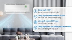 Máy lạnh Toshiba Inverter 1 HP RAS-H10P2KCVG-V