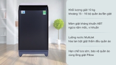 Máy Giặt Aqua 10 Kg AQW-U100FT (BK)