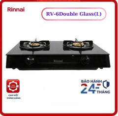 Bếp gas đôi dương Rinnai RV-6Double Glass(L)