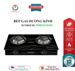 BẾP GAS DƯƠNG KÍNH SUNHOUSE SHB3226SG