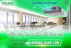 Giấu trần nối ống gió HIKAWA Inverter 1 chiều HI-DC25AT/HO-DC25AT (24.000 BTU )