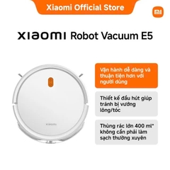 Robot hút bụi lau nhà Xiaomi Vacuum E5 EU - Hàng chính hãng