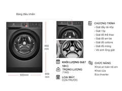 Máy giặt Electrolux UltimateCare 300 Inverter 10 kg EWF1024D3SC [Mới 2024]