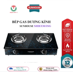 BẾP GAS DƯƠNG KÍNH SUNHOUSE SHB3365SG
