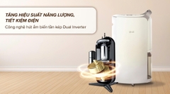 Máy hút ẩm LG Dual Inverter 16L MD16GQSE0