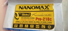 Loa Kéo Nanomax Pro-218C Bass Đôi 50cm 3000w