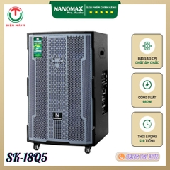 Loa Kéo Nanomax SK-18Q5 Bass 50cm 980w Karaoke Bluetooth
