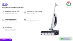 Máy hút bụi lau sàn thông minh Narwal S20