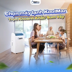 Máy lạnh di động Koolman 1.5hp KP-128BM
