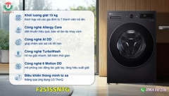 Máy giặt LG AI DD Inverter 15 kg F2515SNTG