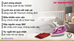 Bàn ủi hơi nước Panasonic NI-M250TPRA 1550W