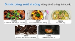 Lò vi sóng kết hợp nướng âm tủ 32lít Hafele HM-B38C