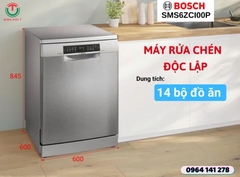 Máy rửa chén Bosch SMS6ZCI00P  Series 6