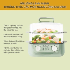 Nồi Lẩu Hấp Điện Đa Năng BlueStone 15 Lít MPB-7235 - 1500W