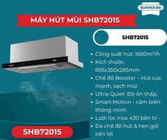 Máy hút mùi âm tủ Sunhouse SHB72015