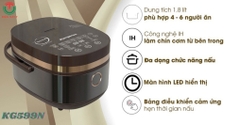 Nồi cơm cao tần Kangaroo 1.8 lít KG599N