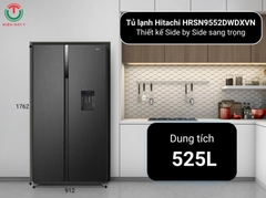 Tủ lạnh Hitachi Side by Side 525L HRSN9552DWDXVN