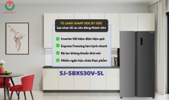 Tủ lạnh Sharp Inverter 532 lít SJ-SBX530V-SL