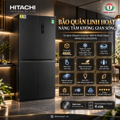 Tủ lạnh Hitachi Inverter 466 lít Multi Door HR4N7522DSDXVN