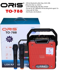 Loa karaoke bluetooth ORIS TO-788 bass 20cm
