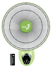 Quạt treo tường ASIAVINA VY377292 Xanh chuối non (điều khiển từ xa)