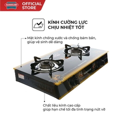BẾP GAS DƯƠNG KÍNH SUNHOUSE SHB3226