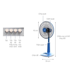Quạt lửng ASIAVINA VY358192