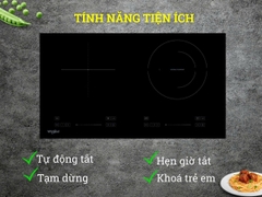 Bếp đôi hồng ngoại điện từ Whirlpool ACH7324/BLV