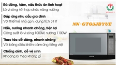 Lò vi sóng có nướng Panasonic NN-GT65JBYUE - 31 lít