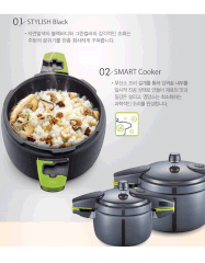 Nồi áp suất nhôm Hard Anodized POONGNYUN BPNPC-08 (4.4L)