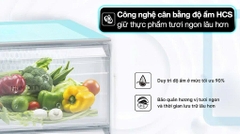 Tủ lạnh Aqua Inverter 469 lít Multi Door AQR-M536XA(GB)