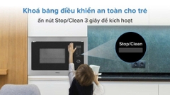 Lò vi sóng kết hợp nướng âm tủ 25lít Hafele HM-B38A