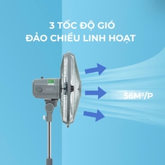 Quạt đứng Tefal VH441790 - Xám